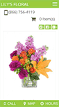 Mobile Screenshot of lilysfloralandgifts.com