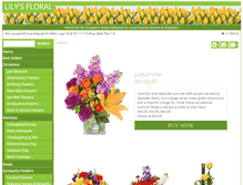 Tablet Screenshot of lilysfloralandgifts.com